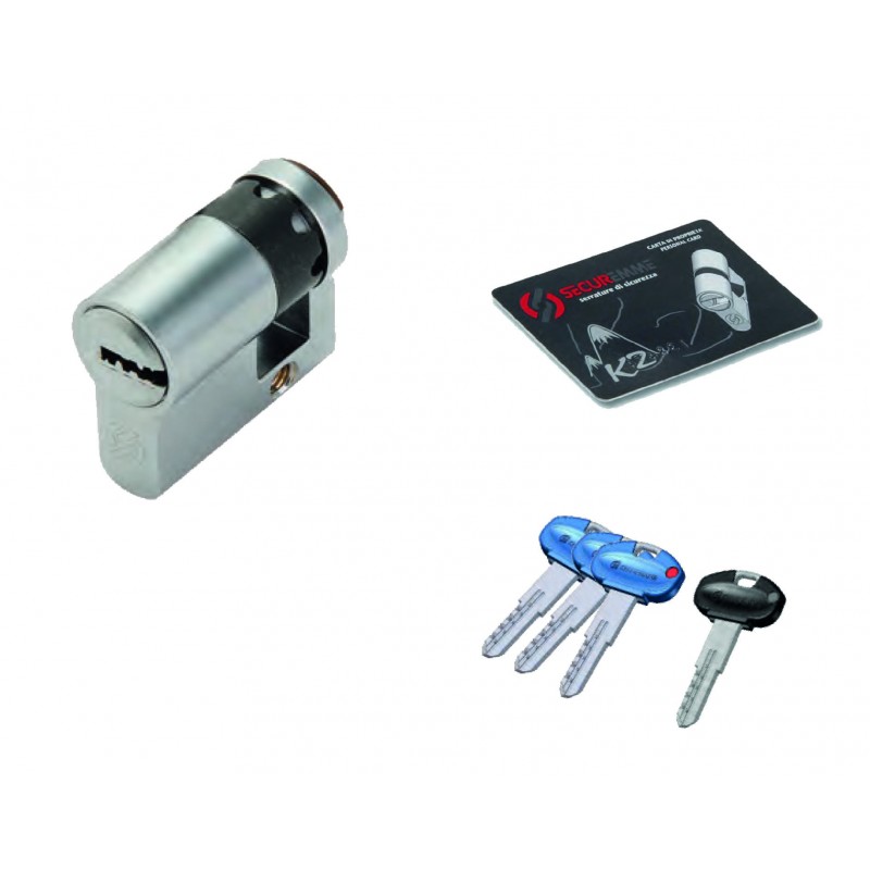 Cilindro Securemme K2 mezzo cilindro | Serratura Facile | Il primo portale  di vendita serrature online