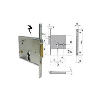 Elettroserratura CISA 14010 da infilare | Serratura Facile | Il primo  portale di vendita serrature online